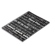 ファミリルールの姓パーソナライズされた付き顧客メモ帳 ノートブック (左側)