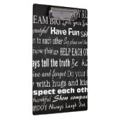 ファミリルール名パーソナライズされたCusクリップボード クリップボード (右)