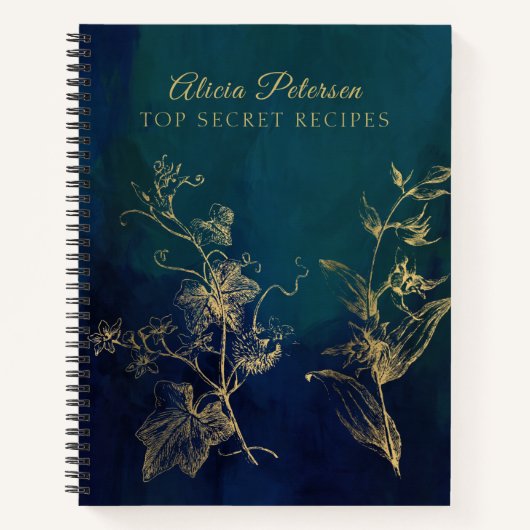 ファミリレシピヴィンテージジャーナルのオーガナイザーのクックブック ノートブック (正面)