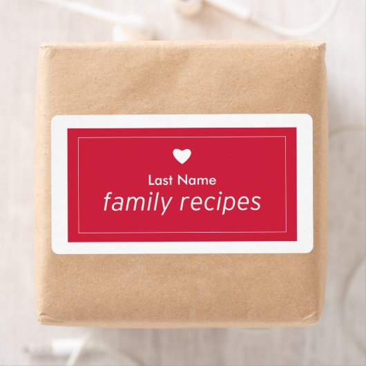 ファミリレシピ ラベル (インサイチュ)