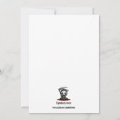 ファミリーおもしろいバケーションハロウィーン悪夢招待状 (裏面)