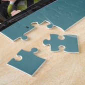 ファミリーおもしろいバケーションハロウィーン悪夢 ジグソーパズル (側面)