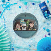 ファミリーおもしろいバケーションハロウィーン悪夢 ペーパープレート (パーティー)