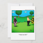 ファミリーおもしろい懇親会ユーモア招待状 招待状 (正面)