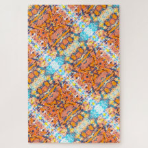 ファミリーおもしろい絵を描抽象芸術万華鏡のように千変万化するパターンモザイク