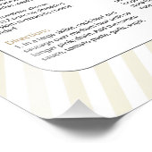 ファミリーお気に入りのレシピシェブロン – ラザニア フォトプリント            (角)