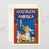 ファミリーお祝い インビテーションポストカード (正面/裏面)