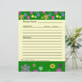 ファミリーのお気に入りバインダーのレシピページ (スタンド正面)