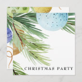 *~*ファミリーまたは企業のAP20クリスマスパーティー 招待状 (正面/裏面)