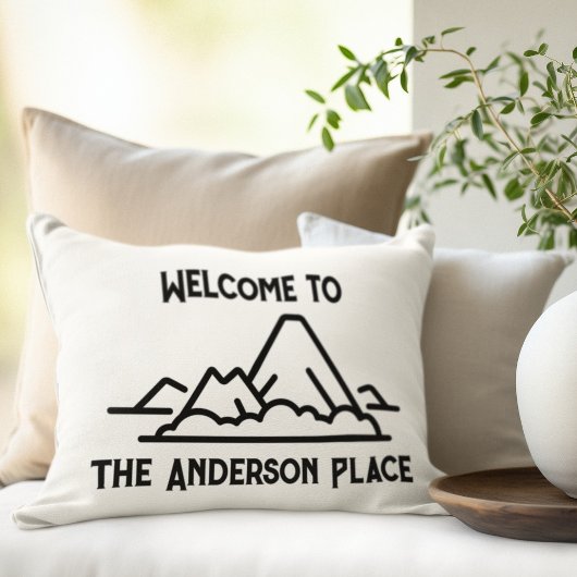 ファミリーアイランドへようこそ ランバークッション