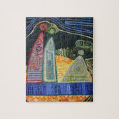 ファミリーア絵を描ートパズル ジグソーパズル (縦)