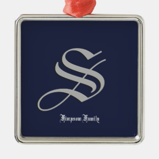 ファミリーイニシャル メタルオーナメント