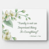 ファミリーインスパイア引用文アート フォトプラーク (正面)