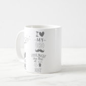 ファミリーインスパイア文字引用文デザイン コーヒーマグカップ (正面左)