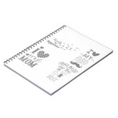 ファミリーインスパイア文字引用文デザイン ノートブック (左側)