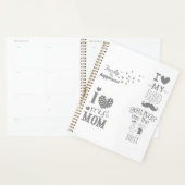 ファミリーインスパイア文字引用文デザイン プランナー手帳 (ディスプレー)