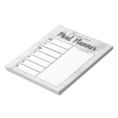 ファミリーウィークリーミールプランナーメモ帳 ノートパッド (回転)