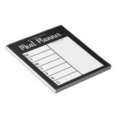 ファミリーウィークリーミールプランナー ノートパッド (アングル)