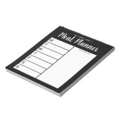 ファミリーウィークリーミールプランナー ノートパッド (回転)