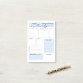 ファミリーウモダンィークリープランナー ポストイット (デスク上)