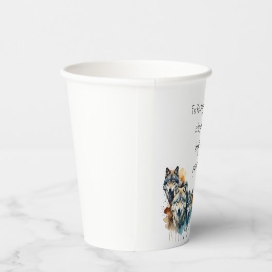 ファミリーウ感動的オフ引用文強度パック 紙コップ (右)