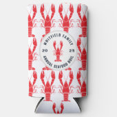 ファミリーエイ大事な行事ロブスターボイルカスタム スリム缶クーラー (正面)