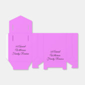 ファミリーエレガント懇親会ラベンダーフェイスボックス フェイバーボックス (折り畳みなし)