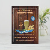 ファミリーオクトーバーフェストパーティの招待状 招待状 (スタンド正面)