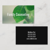 ファミリーカウンセリンググループライフコーチセラピー 名刺 (正面/裏面)