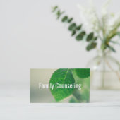 ファミリーカウンセリンググループライフコーチセラピー 名刺 (スタンド正面)