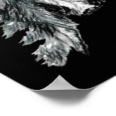 ファミリーカスタム懇親会おもしろいサインカワイラクーン ポスター (角)