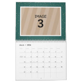 ファミリーカレンダーテンプレート2023グリッターカスタム写真 カレンダー (3月 2026)