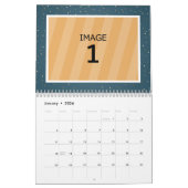 ファミリーカレンダーテンプレート2023グリッターカスタム写真 カレンダー (1月 2026)