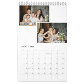 ファミリーカレンダー | 2枚のフォトページ カレンダー (1月 2026)