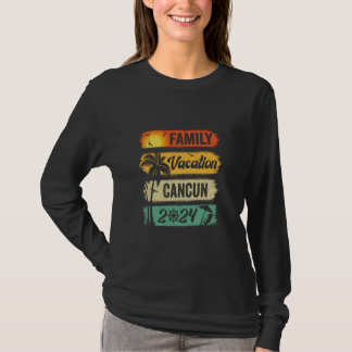 ファミリーカンクンバケーションおもしろい2024マッチンググループF Tシャツ