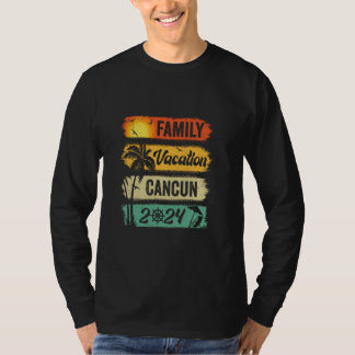 ファミリーカンクンバケーションおもしろい2024マッチンググループF Tシャツ