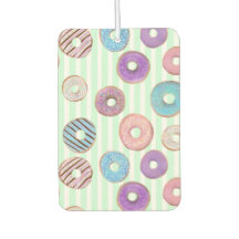 ファミリーカーのためのグリーンドーナッツカーの空気フレッシュナー。