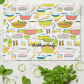 ファミリーキッチンタオルパーソナライズされた キッチンタオル (折り畳み)