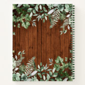 ファミリーキャビンウッドウォーターカラーアイビーセージシダレシピ ノートブック (裏面)