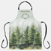 ファミリーキャビンフォレストツリーグリーンマスターシェフ名 エプロン (正面)