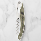 ファミリーキャビンムースパインツリーズセージグリーンプレイド ソムリエナイフ (正面)