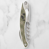 ファミリーキャビンムースパインツリーズセージグリーンプレイド ソムリエナイフ (裏面)