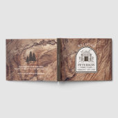 ファミリーキャビン素朴ウッドデコーカスタムル ゲストブック (全面)