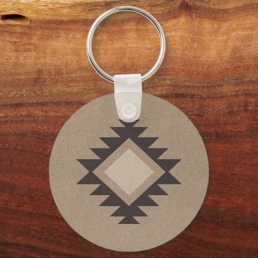 ファミリーキャビン素朴サウスウェスト先住民トバルサボテン キーホルダー (裏面)