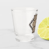 ファミリーキャビン素朴サウスウェスト先住民トバルサボテン ショットグラス (左)