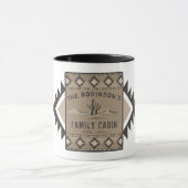 ファミリーキャビン素朴サウスウェスト先住民トバルサボテン マグカップ (中央)