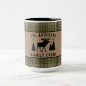 ファミリーキャビン素朴ムースパイングリーンプライド大 マグカップ (中央)