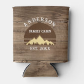 ファミリーキャビン素朴レトロツリーズファミリー名 缶クーラー (正面)