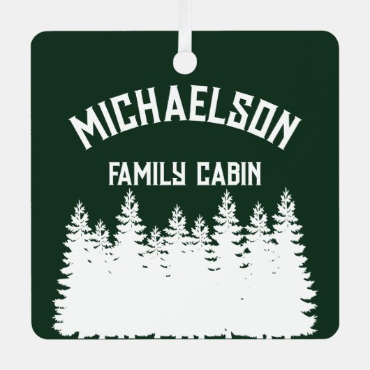 ファミリーキャビン メタルオーナメント (正面)