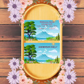 ファミリーキャンピングサマーアドベンチャー自然インスパイア- 名刺